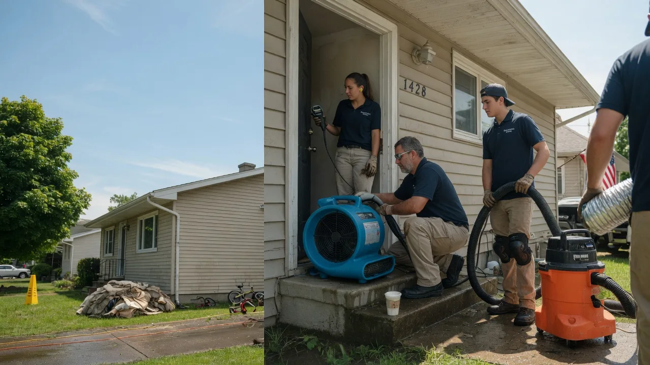 Water Damage Restoration in Mapleton, IL near me